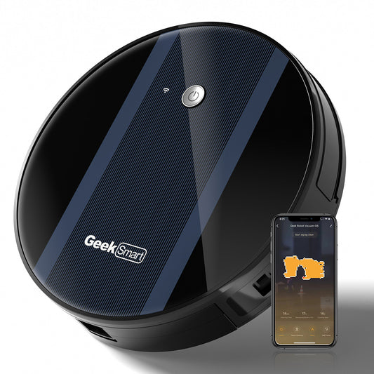 WishBox Robot Vacuum Cleaner G6 Plus – Ultra-Thin, Strong Suction, Wi-Fi Connectivity & App Control